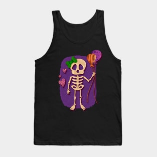 Cute skeleton for Halloween Tank Top